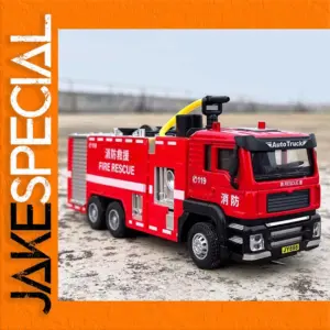 1/50 Scale Ladder Fire Engine Model Toy
