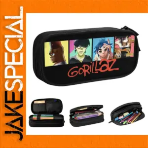 Gorillaz Rock Pencil Case with Color Options