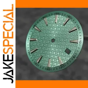 33.5mm Green Luminous Watch Dial for NH35/NH36