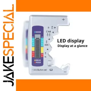 Digital Battery Capacity Tester for AA AAA C D 9V