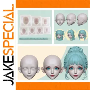 Silicone Mold Set for DIY Doll Faces