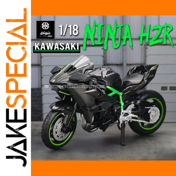 Kawasaki Ninja H2R 1:18 Scale Die-Cast Model