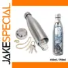 Stylish Stainless Steel Money Box Water Bottle