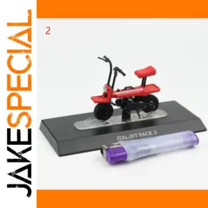 Piaggio 1:18 Scale Red Motorcycle Model