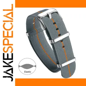 Gray Nylon Military Watch Band 20mm 22mm