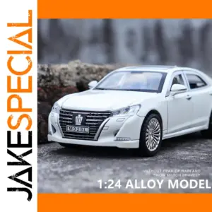 Diecast 1:24 White Toyota Crown Model Car