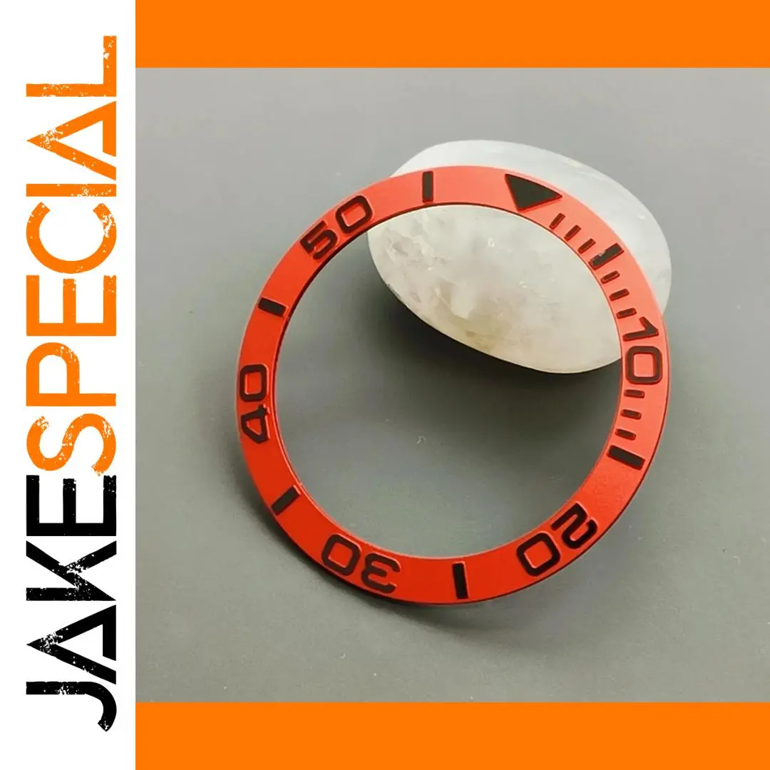 38mm Red Aluminium Bezel Insert for SKX007 SRPD 1 38mm Red Aluminium Bezel Insert for SKX007 SRPD