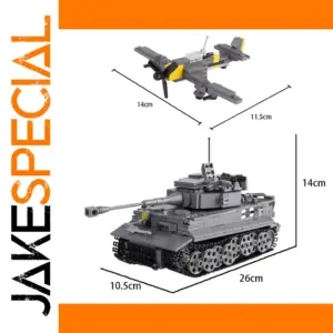 Military Tank and Plane Building Block Set