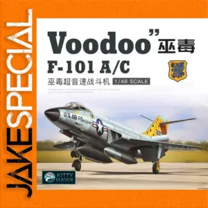 Kitty Hawk F-101A/C Fighter Model 1/48 Scale