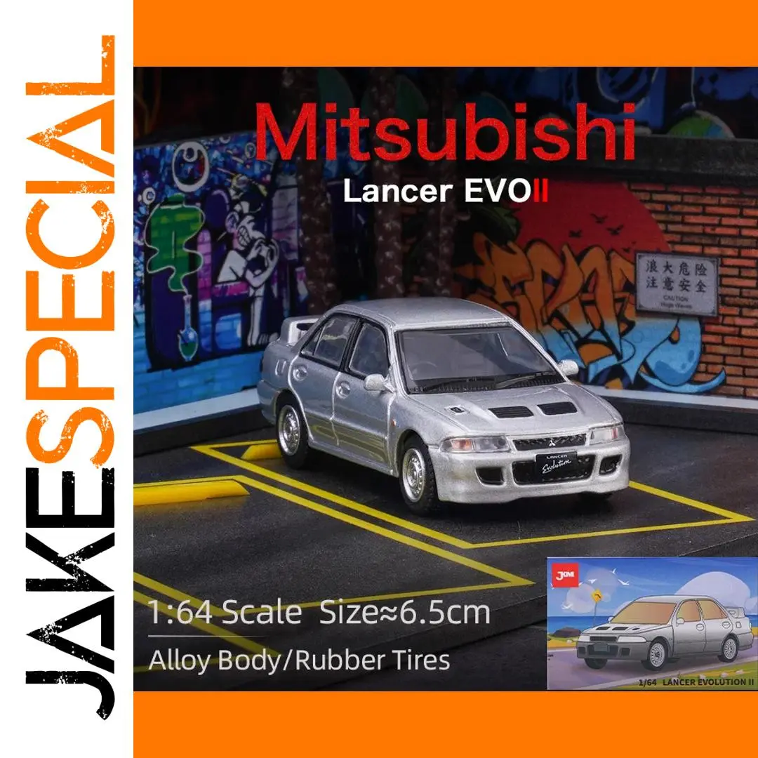 1/64 Diecast Mitsubishi Lancer EVO II Model 1 1/64 Diecast Mitsubishi Lancer EVO II Model