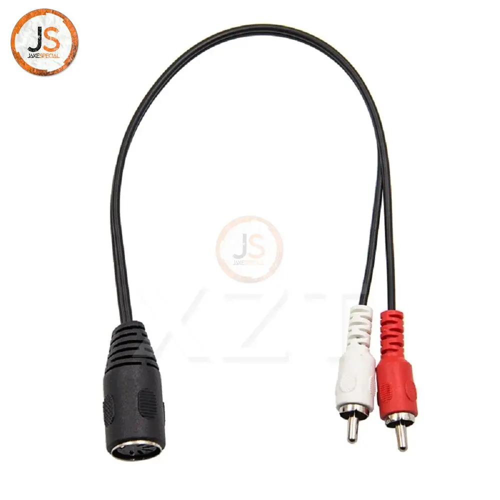 5 Pin Din to RCA Audio Cable 50 cm 2 5 Pin Din to RCA Audio Cable 50 cm - Image 2