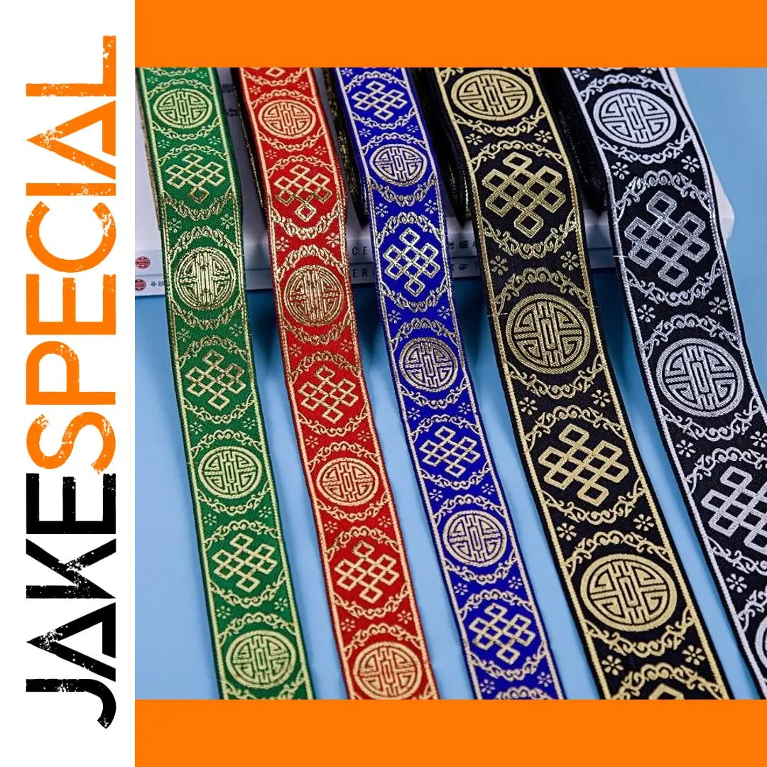 Vintage Ethnic Embroidered Ribbons 7M Wide Boho 1 Vintage Ethnic Embroidered Ribbons 7M Wide Boho