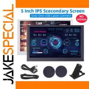 5 Inch IPS USB Secondary Screen 800x480 LCD