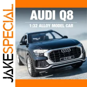 1:32 Scale Black AUDI Q8 Diecast Model Car