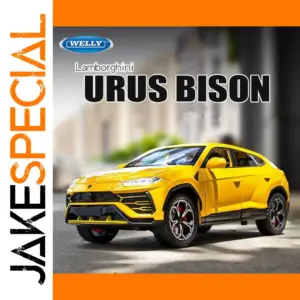 WELLY 1:24 Yellow Lamborghini Urus Diecast Model
