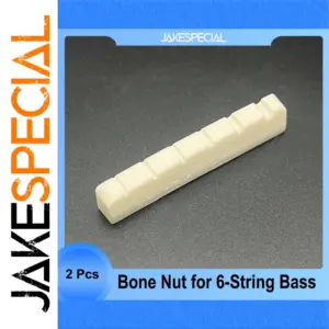 Bone Nut Set for 6-String Bass - 2 Pieces