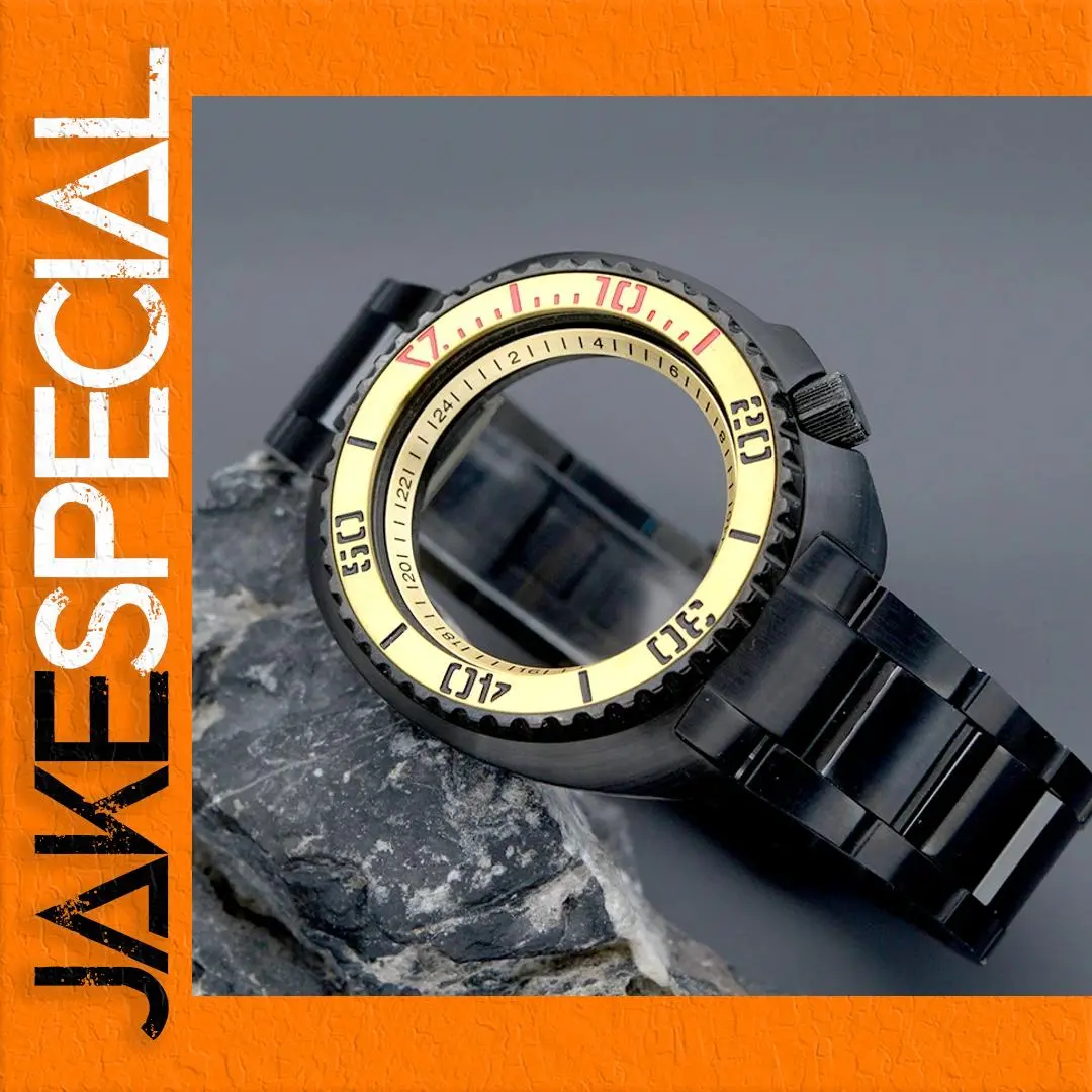 Black 6105 6309 Turtle Abalone Watch Case 1 Black 6105 6309 Turtle Abalone Watch Case