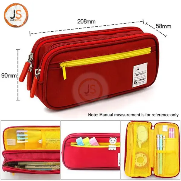 Large Capacity Pencil Case with Fun Zipper Pull - Image 6