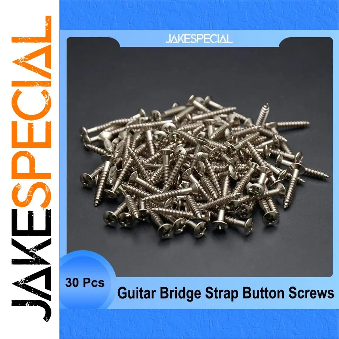 Guitar Bridge and Strap Button Screws Set 1 Guitar Bridge and Strap Button Screws Set