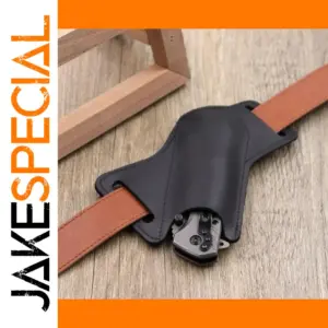 Leather Knife Sheath with Belt Clip