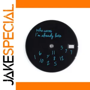 28.5mm Handwriting Style Watch Dial for NH35 NH36 Movements