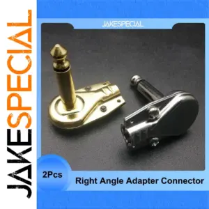 Brass Gold-Plated 6.35mm Audio Connector Set