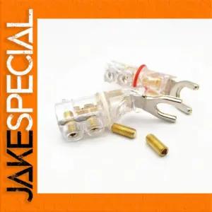 WBT HiFi Speaker Audio Fork Connector Set