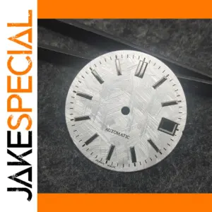 28.5mm Silver Texture Watch Dial for NH35 NH36