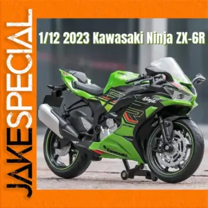 2023 Kawasaki Ninja ZX-6R Diecast Model 1:12