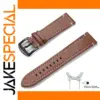 Vintage Genuine Leather Watchband 22mm and 20mm