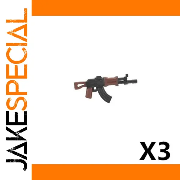 AK47 Assault Rifle Model - Set of 3