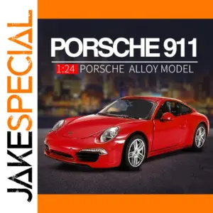 1:24 Scale Red Porsche 911 Carrera Diecast Model
