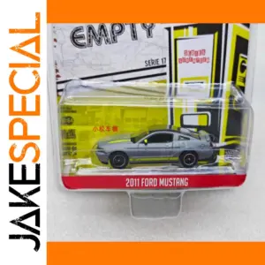 1:64 Scale Metallic Silver 2011 Ford Mustang Model