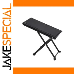 IRIN V-105 Guitar Foot Stool Adjustable Black