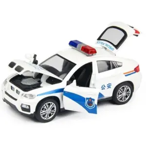 1:32 White BMW X6 Diecast Model SUV 19 2f0d22c7a6f04fcd85a46c83 upscaled