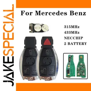 Mercedes-Benz Remote Key Fob 433MHz/315MHz