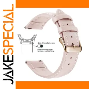 Leather Watch Band for Samsung Galaxy & Garmin