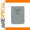 Gray 1MB Memory Card for PlayStation 1