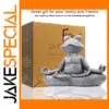Serene Yoga Frog Statue for Home Decor