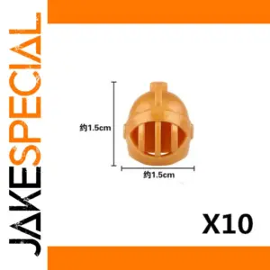 Medieval Knight Helmets for Minifigures - 10 Pack