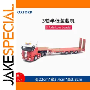 OXFORD 1:76 Semi Low Loader Trailer Model