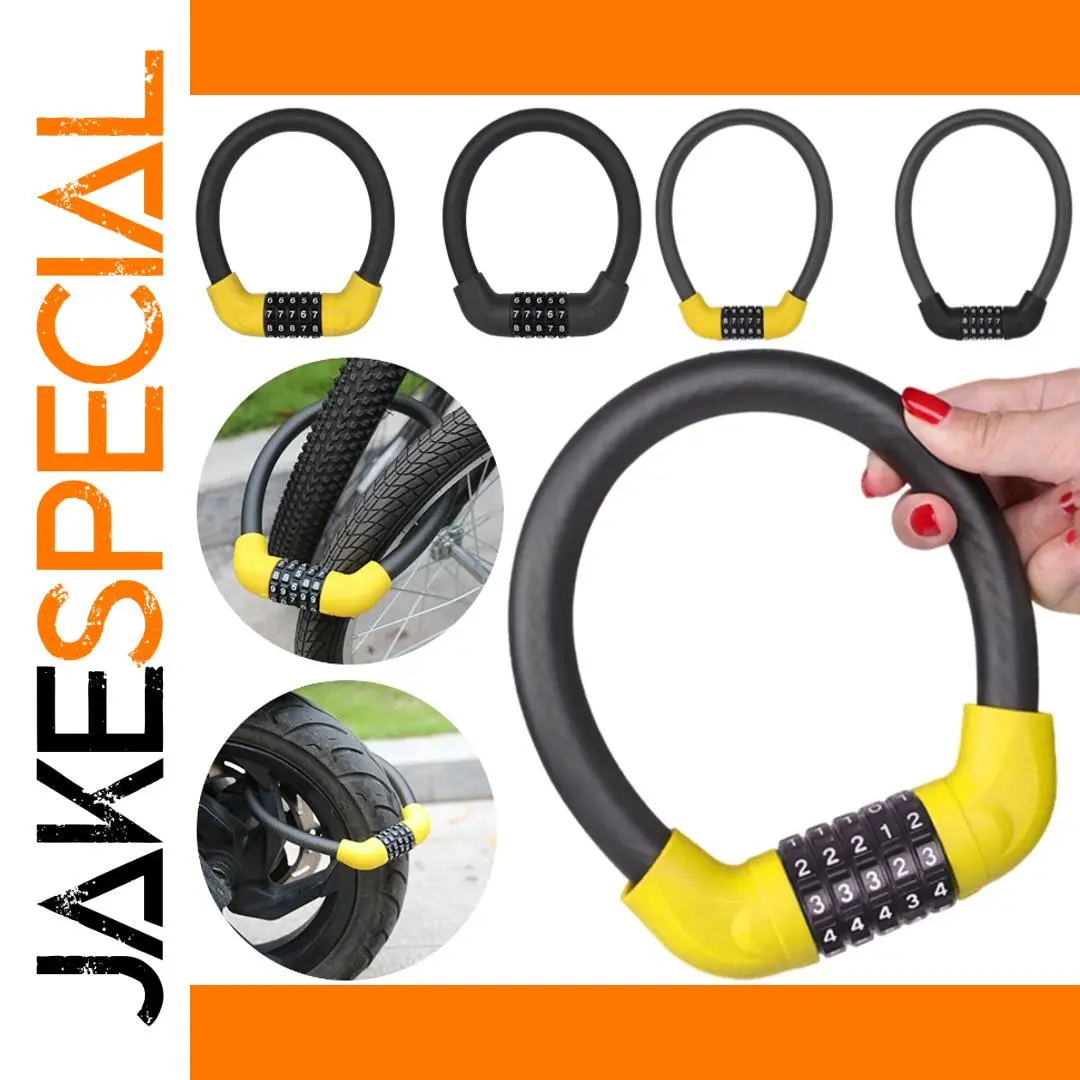 U-Shaped Bicycle Lock with 5-Digit Combination 1 U-Shaped Bicycle Lock with 5-Digit Combination