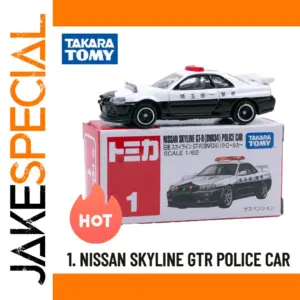 Nissan Skyline GT-R Police Car Model 1/62