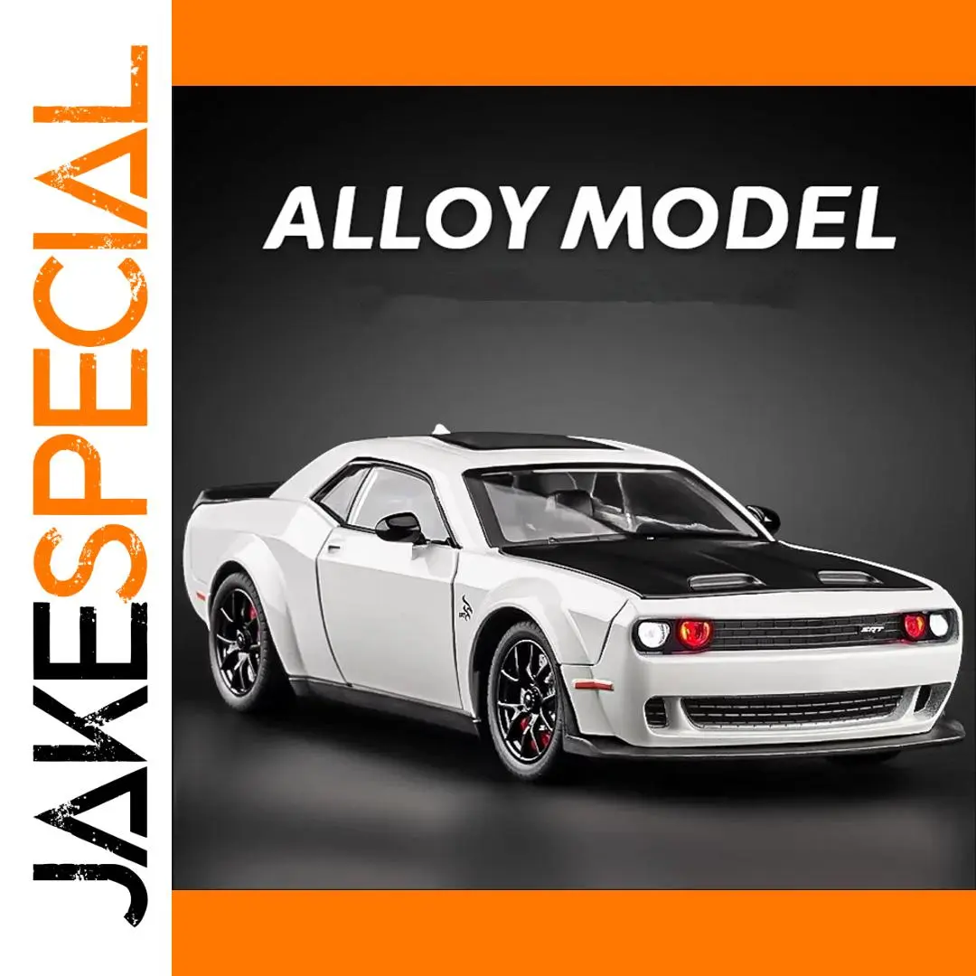 1:24 Dodge Challenger SRT Hellcat Diecast Model 1 1:24 Dodge Challenger SRT Hellcat Diecast Model
