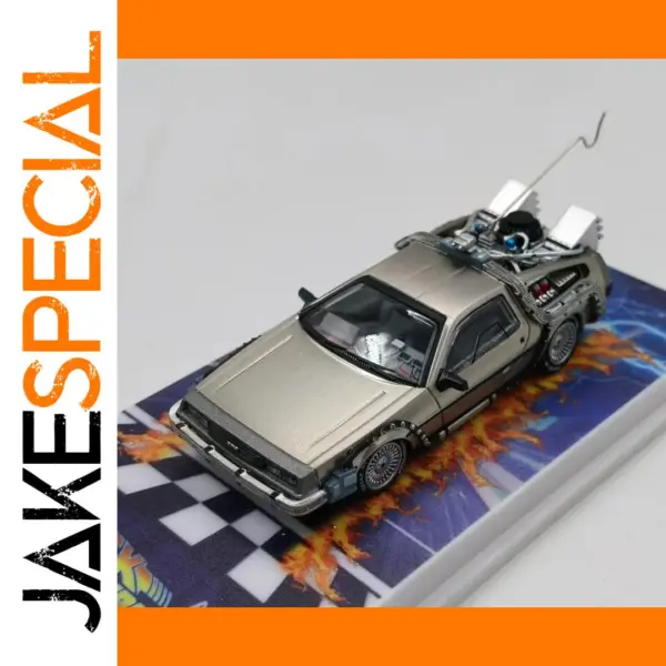 1:64 Scale DeLorean DMC-12 Alloy Model