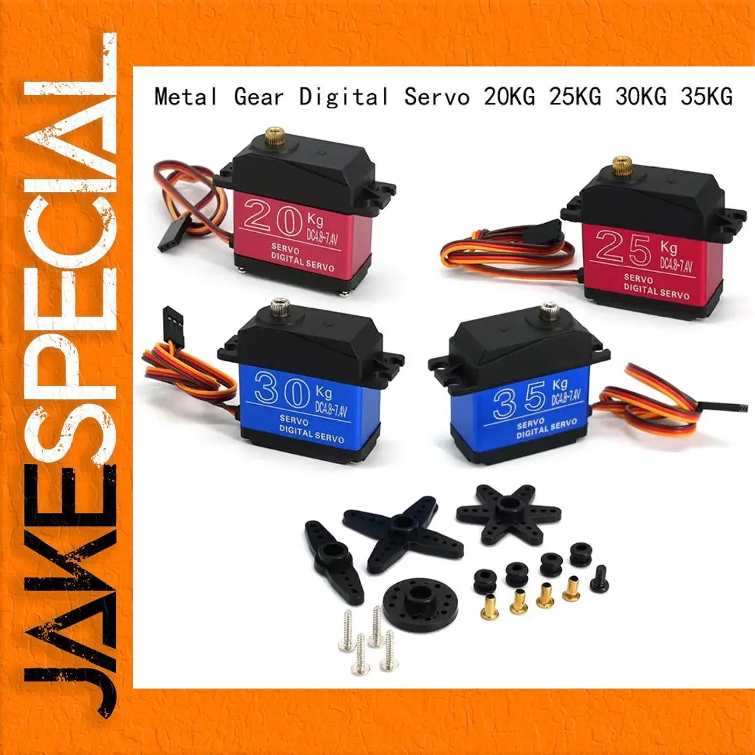 Large Torque Metal Gear Digital Servo 20KG-35KG 1 Large Torque Metal Gear Digital Servo 20KG-35KG