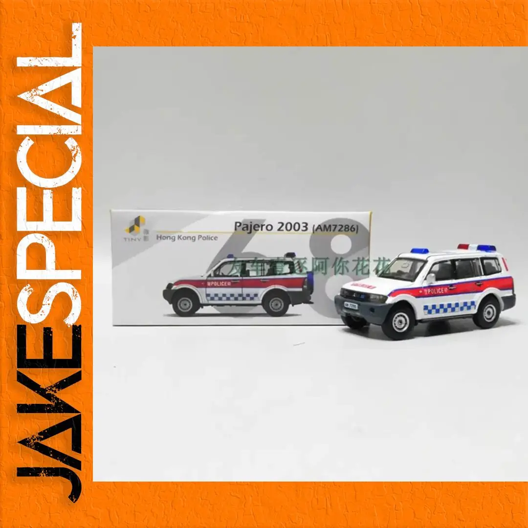 1/64 Scale Pajero 2003 Police Alloy Model Car 1 1/64 Scale Pajero 2003 Police Alloy Model Car