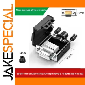DB9 RS232 D-SUB 9 Pin Male Connector