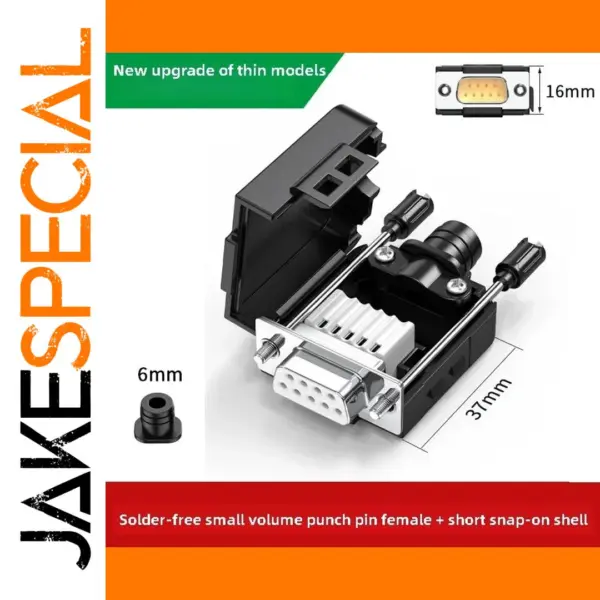 DB9 RS232 D-SUB 9 Pin Male Connector
