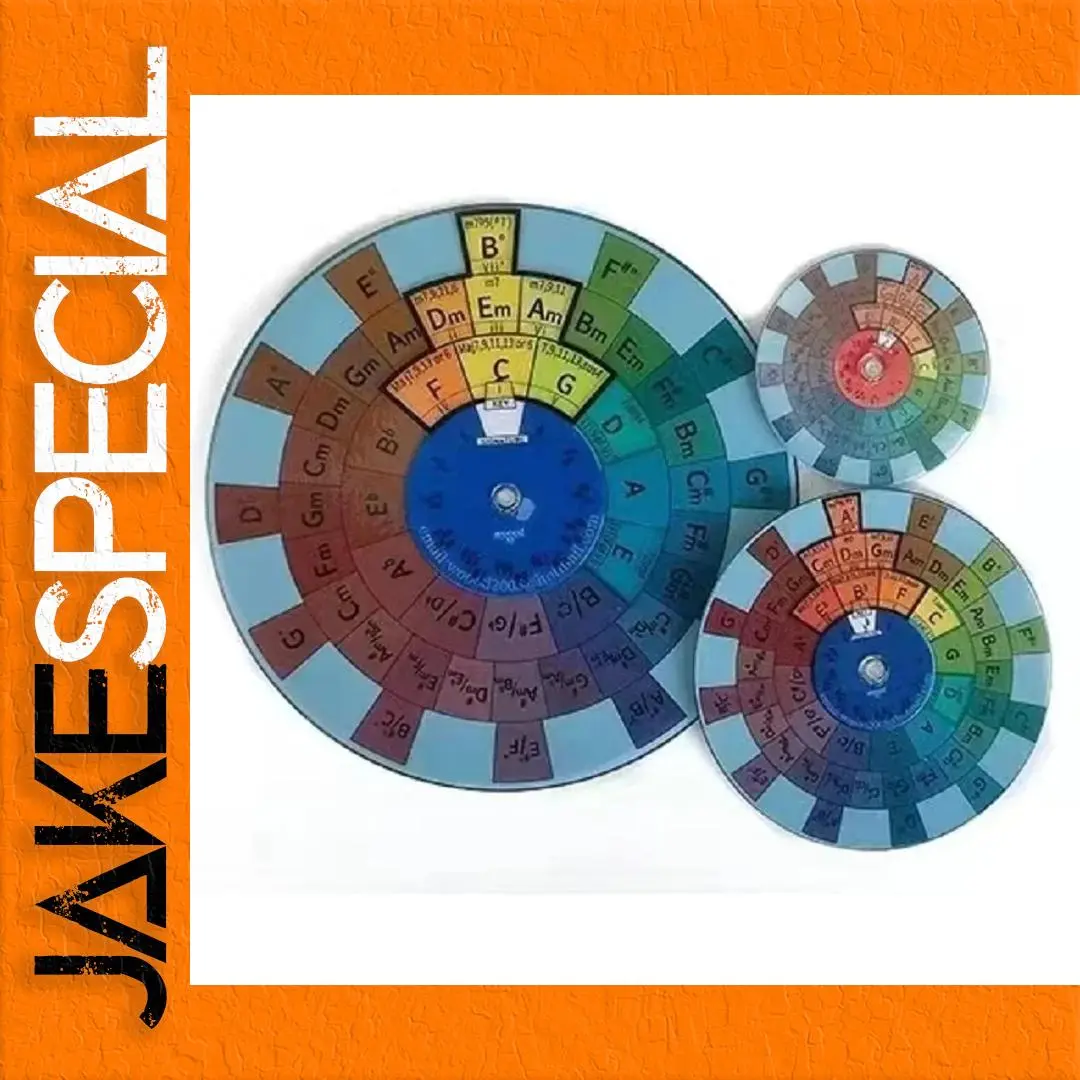 3 in 1 Guitar Chord Wheel for Music Theory 1 3 in 1 Guitar Chord Wheel for Music Theory